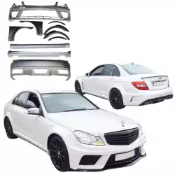 FRP PDES BSER Wide Body Kit > Mercedes-Benz C-Class (W204) 2012-2014 > 4-Door Sedan image - 4