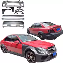 FRP PDES BSER Wide Body Kit > Mercedes-Benz C-Class (W204) 2012-2014 > 4-Door Sedan image - 1