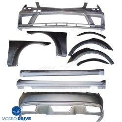ModeloDrive FRP PDES BSER Wide Body Kit > Mercedes-Benz C-Class (W204) 2012-2014 > 4-Door Sedan image - 2