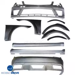 FRP PDES BSER Wide Body Kit > Mercedes-Benz C-Class (W204) 2012-2014 > 4-Door Sedan image - 2