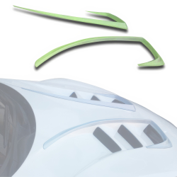 ModeloDrive FRP RAME Hood Vent Garnishes 2pc > Mazda RX-8 (SE3P) 2004-2011 image - 2