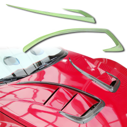 ModeloDrive FRP RAME Hood Vent Garnishes 2pc > Mazda RX-8 (SE3P) 2004-2011 image - 1