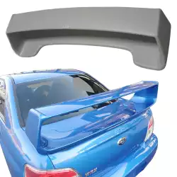 FRP STI High Spoiler Wing w LED > Subaru Impreza WRX 2002-2007 > 4dr Sedan image - 17
