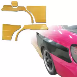FRP CSPE Wide Body Fenders (rear) 5pc > Subaru Impreza WRX 2002-2007 > 4dr Sedan image - 1