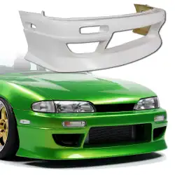 FRP DMA t3 Front Bumper > Nissan 240SX (S14) 1995-1996 image - 1