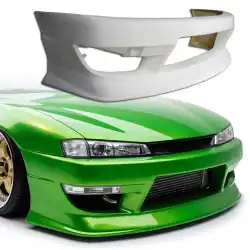 FRP DMA t3 Front Bumper > Nissan 240SX (S14) 1997-1998 image - 1