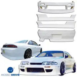 FRP DMA t3 Body Kit > Nissan 240SX (S14) 1995-1996 image - 6