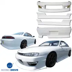 FRP DMA t3 Body Kit > Nissan 240SX (S14) 1997-1998 image - 9