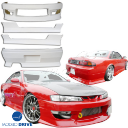 ModeloDrive FRP DMA t3 Body Kit > Nissan 240SX (S14) 1997-1998 image - 4
