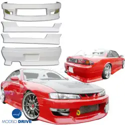 FRP DMA t3 Body Kit > Nissan 240SX (S14) 1997-1998 image - 6