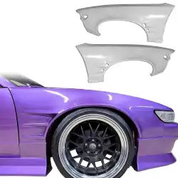 FRP ORI t3 55mm Wide Body Fenders (front) > Nissan Silvia (S13) 1989-1994> 2/3dr image - 12