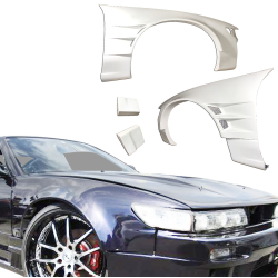 ModeloDrive FRP ORI t4 75mm Wide Body Fenders (front) 4pc > Nissan Silvia (S13) 1989-1994> 2/3dr image - 1