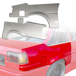ModeloDrive FRP DMA Wide Body 40mm Fenders (rear) > Toyota Corolla (AE86) 1984-1987 > 2dr Coupe image - 12