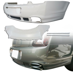 ModeloDrive FRP MANS Rear Bumper > Bentley Continental Flying Spur 2006-2012 > Sedan image - 1
