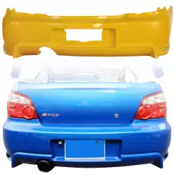 FRP ING Rear Bumper > Subaru Impreza WRX 2004-2007 > 4dr Sedan image - 2