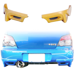ModeloDrive FRP ING Rear Add-on Valances 2pc > Subaru Impreza WRX 2004-2007 > 4dr Sedan image - 7