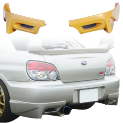 ModeloDrive FRP ING Rear Add-on Valances 2pc > Subaru Impreza WRX 2004-2007 > 4dr Sedan image - 1