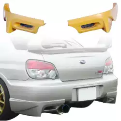 FRP ING Rear Add-on Valances 2pc > Subaru Impreza WRX 2004-2007 > 4dr Sedan image - 1
