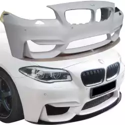 FRP Type-M4 Style Front Bumper and Lip 2pc > BMW 5-Series (F10) 2011-2016 > 4dr image - 3