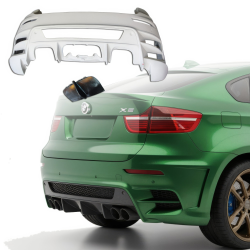 ModeloDrive FRP LUMM Rear Bumper w Diffuser > BMW X6 2008-2014 > 5dr image - 1