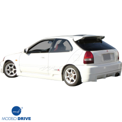 ModeloDrive FRP BCLU Rear Add-on Valance > Honda Civic (EK9) 1996-2000 > 3-Door Hatch image - 4