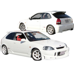 ModeloDrive FRP BCLU Body Kit 4pc > Honda Civic (EK9) 1996-1998 > 3-Door Hatch image - 1
