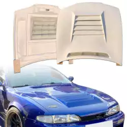 FRP DMA D1 Hood > Nissan 240SX (S14) 1995-1996 image - 1