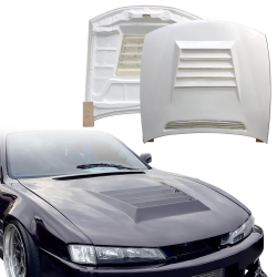 ModeloDrive FRP DMA D1 Hood > Nissan 240SX (S14) 1997-1998 image - 1