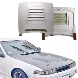 FRP DMA D1 Hood > Nissan Cefiro (A31) 1988-1993 image - 21