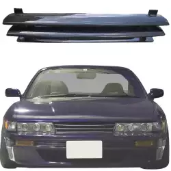 Carbon Fiber GTR Style Grille > Nissan Silvia (S13) 1989-1994 image - 1