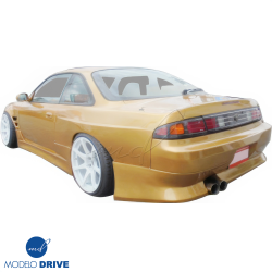 ModeloDrive FRP ORI t2 50mm Fenders (rear) 3pc w Gas Cap > Nissan 240SX (S14) 1995-1998 image - 16