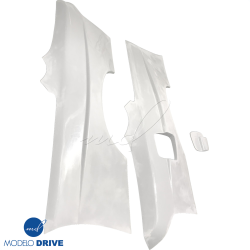 ModeloDrive FRP ORI t2 50mm Fenders (rear) 3pc w Gas Cap > Nissan 240SX (S14) 1995-1998 image - 5