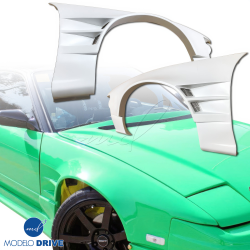 ModeloDrive FRP ORI t4 75mm Wide Body Fenders (front) > Nissan 240SX 1989-1994 > 2/3dr image - 40