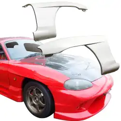 FRP GVAR Wide Body 15mm Fenders (front) > Mazda Miata MX-5 (NB) 1998-2005 image - 1