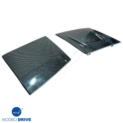 ModeloDrive Carbon Fiber NACA Single Vent Headlight Covers > Mazda RX-7 (FC3S) 1986-1992 image - 4