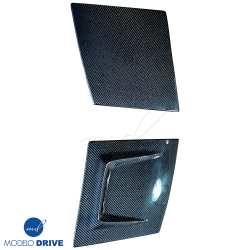 ModeloDrive Carbon Fiber NACA Single Vent Headlight Covers > Mazda RX-7 (FC3S) 1986-1992 image - 12