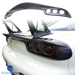 ModeloDrive Carbon Fiber RAME 6-Hole Duckbill Spoiler Wing > Mazda RX-7 (FD3S) 1993-1997 image - 16