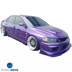 FRP MONS Hood > Mitsubishi Evolution EVO8 EVO9 2003-2006 image - 3
