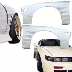FRP DMA D1 40mm Wide Body Fenders (front) > Nissan Silvia (S13) 1989-1994 image - 11