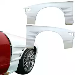 FRP DMA D1 40mm Wide Body Fenders (front) > Nissan Silvia (S13) 1989-1994 image - 1