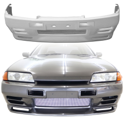 ModeloDrive FRP GTR-LOOK Front Bumper > Nissan Skyline (R32) GTS 1990-1994 > 2/4dr image - 1