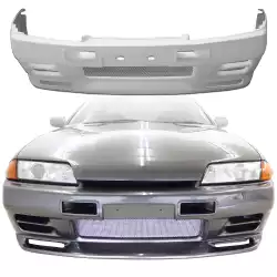 FRP GTR-LOOK Front Bumper > Nissan Skyline (R32) GTS 1990-1994 > 2/4dr image - 1