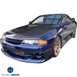 ModeloDrive Carbon Fiber OER GTR Hood Brow Accent > Nissan Skyline (R32) 1990-1994 image - 14