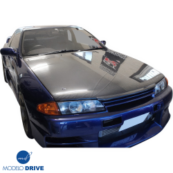 ModeloDrive Carbon Fiber OER GTR Hood Brow Accent > Nissan Skyline (R32) 1990-1994 image - 18