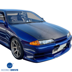 ModeloDrive Carbon Fiber OER GTR Hood Brow Accent > Nissan Skyline (R32) 1990-1994 image - 22
