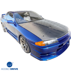 ModeloDrive Carbon Fiber OER GTR Hood Brow Accent > Nissan Skyline (R32) 1990-1994 image - 26