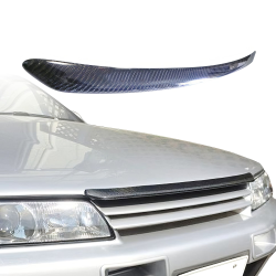 ModeloDrive Carbon Fiber OER GTR Hood Brow Accent > Nissan Skyline (R32) 1990-1994 image - 1