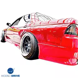FRP CFAC Wide Body Fenders (rear) 4pc > Nissan Skyline (R32) 1990-1994 > 4dr Sedan image - 20