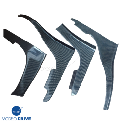 ModeloDrive Carbon Fiber TB GTR Canards 4pc > Nissan Skyline (R32) 1990-1994 image - 2