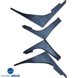 ModeloDrive Carbon Fiber TB GTR Canards 4pc > Nissan Skyline (R32) 1990-1994 image - 3